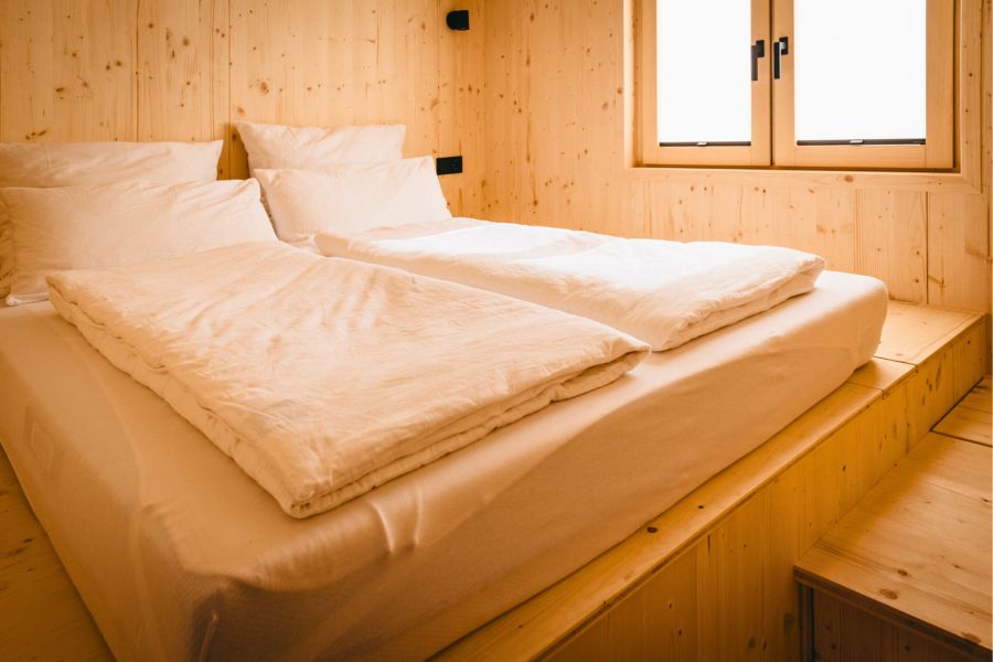komfortabel Schlafen im Modulhaus LOVT