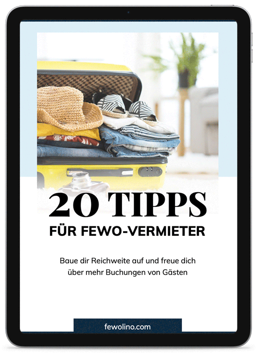 eBook 20 Tipps für FEWO Vermieter - auf Deutsch
