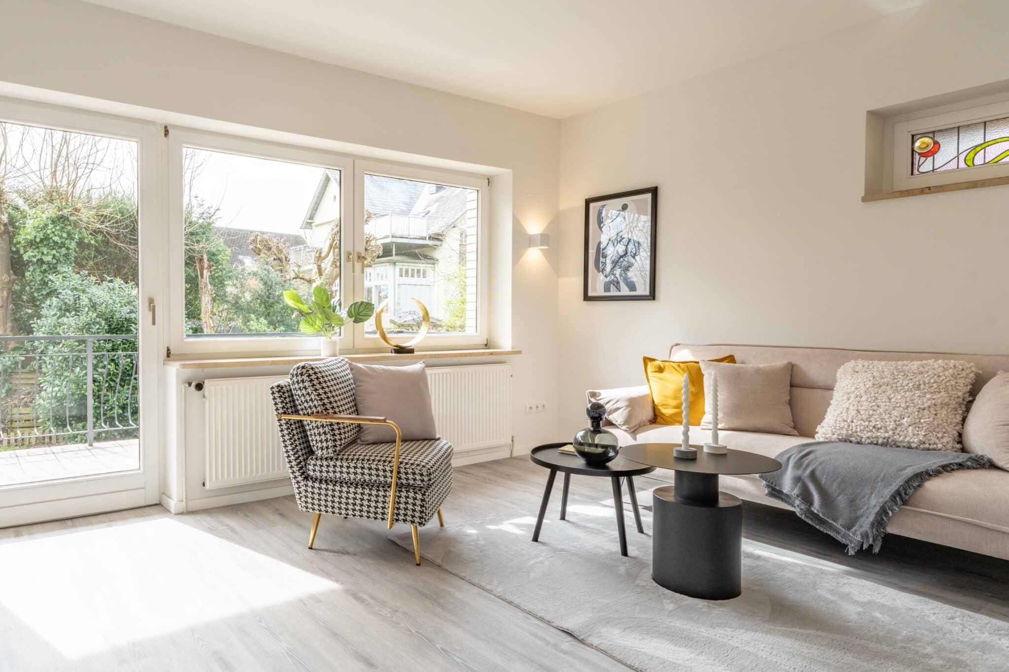 Villa Wohnzimmer Beispiel - FEWO Fotografie