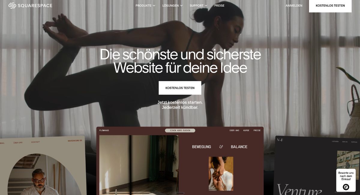 Squarespace Beispiele - Ferienhaus Ferienwohnung Ferienvilla