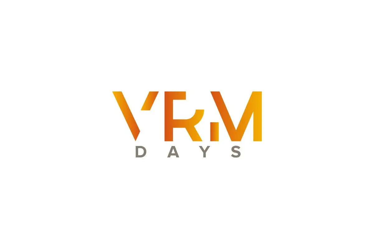 Logo der VRM Days Konferenz für Kurzzeitvermietung auf weißem Hintergrund.